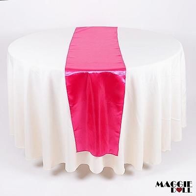 chair and table sashes Sashes runners Cloth[Red] Satin Table  Runners 10
